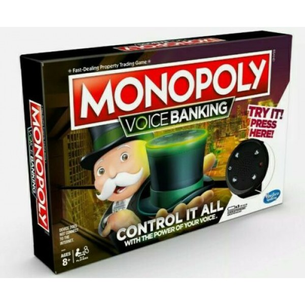 Monopoly Voice Banking Board Game – Hasbro Monopoly Voice Banking Board Game – Hasbro