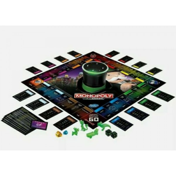 Monopoly Voice Banking Board Game – Hasbro Monopoly Voice Banking Board Game – Hasbro