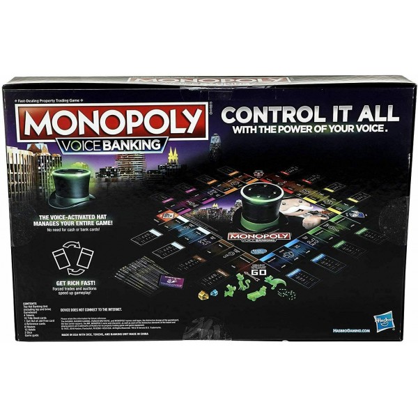 Monopoly Voice Banking Board Game – Hasbro Monopoly Voice Banking Board Game – Hasbro