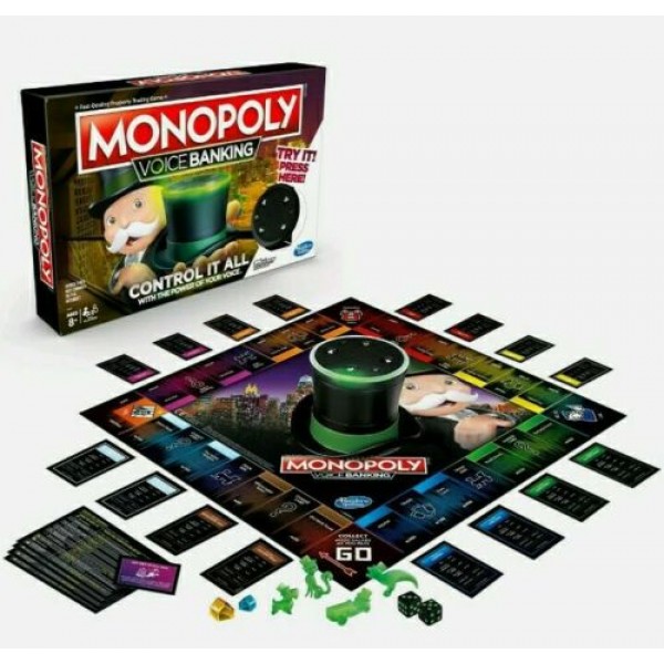 Monopoly Voice Banking Board Game – Hasbro Monopoly Voice Banking Board Game – Hasbro