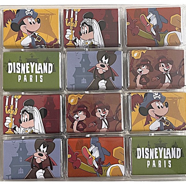 Disneyland Paris Characters Chocolates Squeres box of 24 Disneyland Paris Characters Chocolates Squeres box of 24