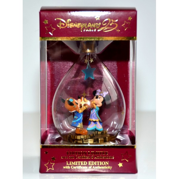 Mickey and Minnie Limited Edition Christmas Bauble, Disneyland Paris 25th Anniversary Mickey and Minnie Limited Edition Christmas Bauble, Disneyland Paris 25th Anniversary