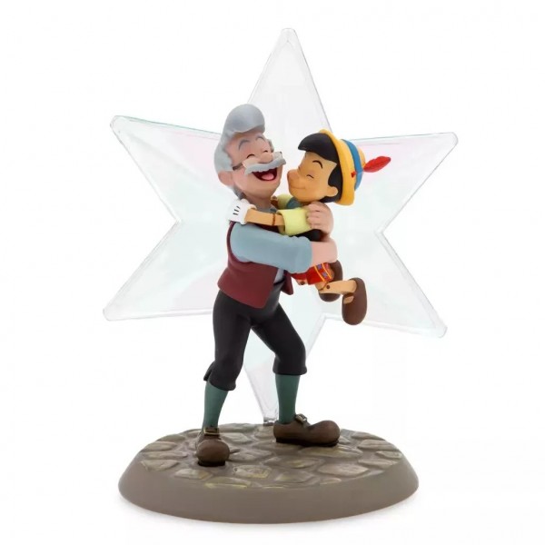 Disneyland Paris Pinocchio and Geppetto Figurine, Original Disneyland Paris Pinocchio and Geppetto Figurine, Original