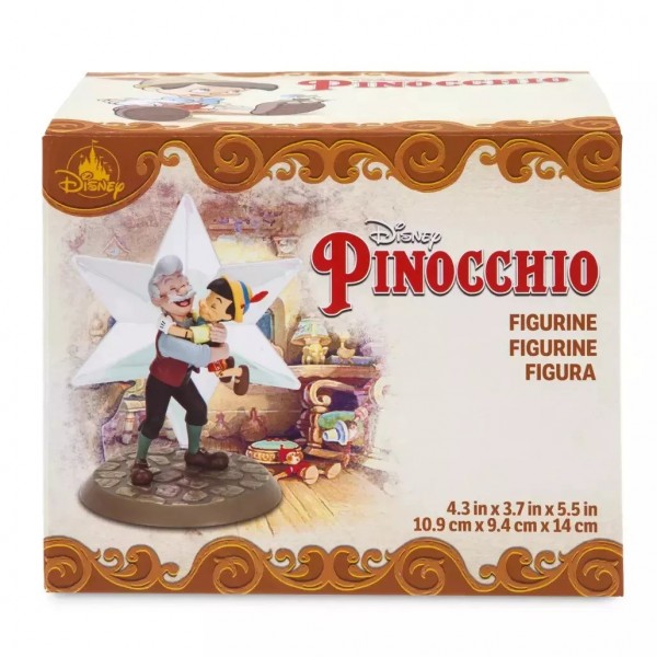 Disneyland Paris Pinocchio and Geppetto Figurine, Original Disneyland Paris Pinocchio and Geppetto Figurine, Original