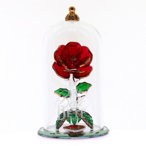 Belle et la Bete ( Beauty & Beast ) Glass Dome Rose Ornament, Arribas (Small) Belle et la Bete ( Beauty & Beast ) Glass Dome Rose Ornament, Arribas (Small)