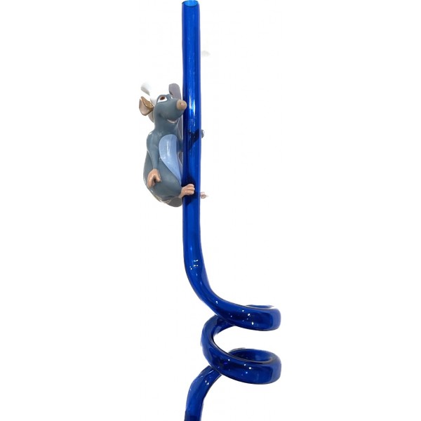 Disneyland Paris Ratatouille Remy Curly Straw Disneyland Paris Ratatouille Remy Curly Straw