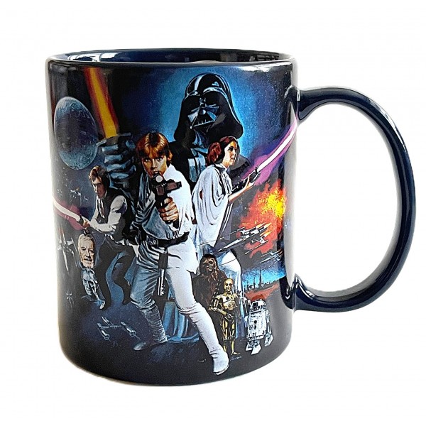 Star Wars Movie Original Cast Mug, Disneyland Paris Star Wars Movie Original Cast Mug, Disneyland Paris