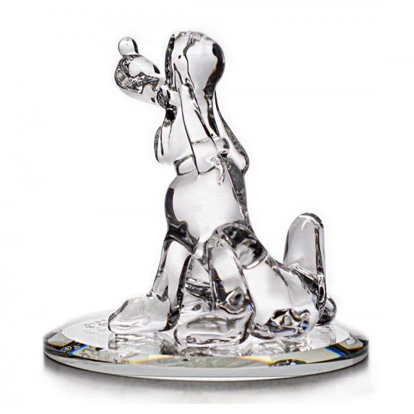Disney Pluto glass figurine, by Arribas and Disneyland Paris Disney Pluto glass figurine, by Arribas and Disneyland Paris