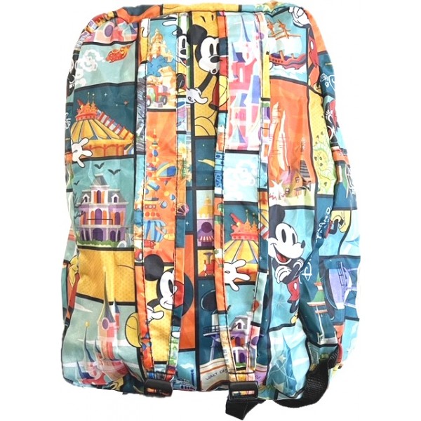 Mickey Mouse comic Foldaway Backpack, Disneyland Paris Mickey Mouse comic Foldaway Backpack, Disneyland Paris