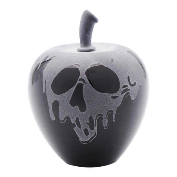 Black glass poisoned Apple small 6cm, by Arribas Disneyland Paris Black glass poisoned Apple small 6cm, by Arribas Disneyland Paris
