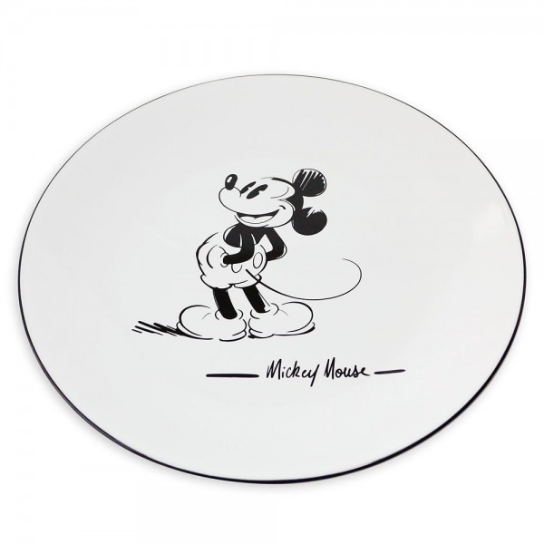 Disneyland Paris Mickey Mouse Comic Black and White Large plate Disneyland Paris Mickey Mouse Comic Black and White Large plate