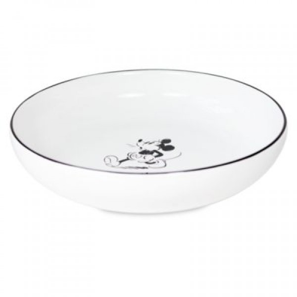Disneyland Paris Mickey Mouse Comic Black and White pasta plate Disneyland Paris Mickey Mouse Comic Black and White pasta plate