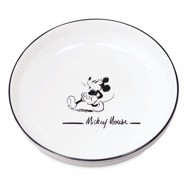 Disneyland Paris Mickey Mouse Comic Black and White pasta plate Disneyland Paris Mickey Mouse Comic Black and White pasta plate