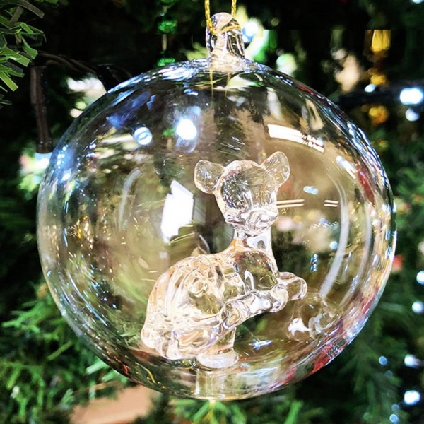Bambi Christmas bauble, Arribas Glass Collection Bambi Christmas bauble, Arribas Glass Collection