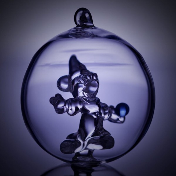 Mickey Sorcerer Christmas bauble, Arribas Glass Collection Mickey Sorcerer Christmas bauble, Arribas Glass Collection