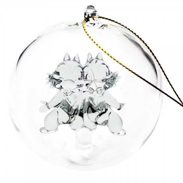 Chip and Dale Christmas bauble, Arribas Glass Collection Chip and Dale Christmas bauble, Arribas Glass Collection