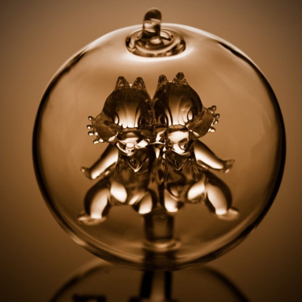 Chip and Dale Christmas bauble, Arribas Glass Collection Chip and Dale Christmas bauble, Arribas Glass Collection