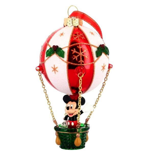 Ornament Mickey on Hot Air Balloon, Arribas Ornament Mickey on Hot Air Balloon, Arribas