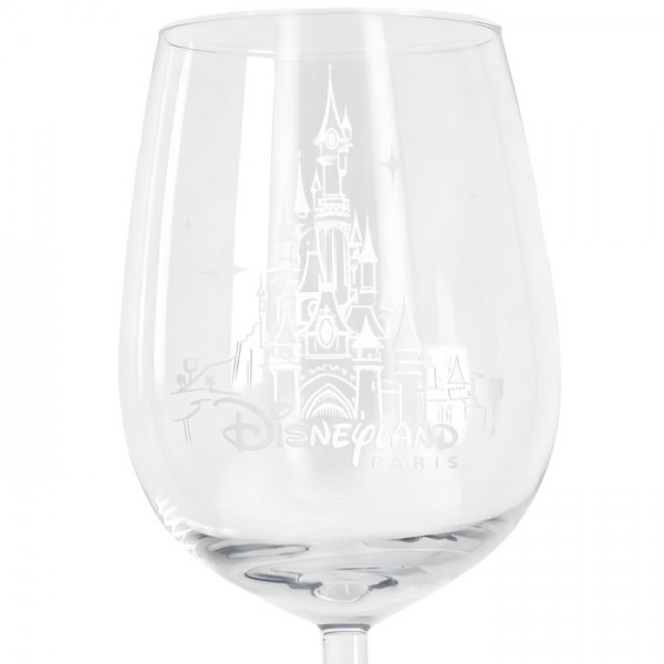 Disneyland Paris Castle engraved Wine Glass, by Arribas Disneyland Paris Castle engraved Wine Glass, by Arribas