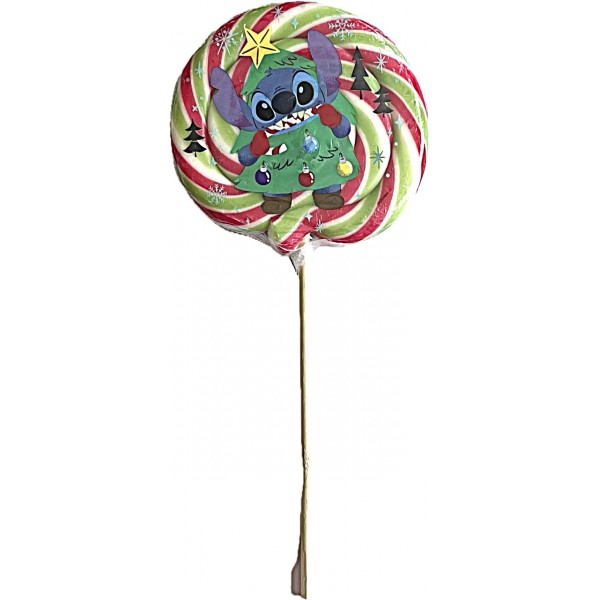 Disneyland Paris Stitch Christmas Large Lollipop Disneyland Paris Stitch Christmas Large Lollipop