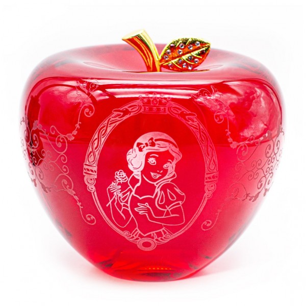 Red glass Apple Evil Queen, Snow White 12cm by Arribas Disneyland Paris Red glass Apple Evil Queen, Snow White 12cm by Arribas Disneyland Paris