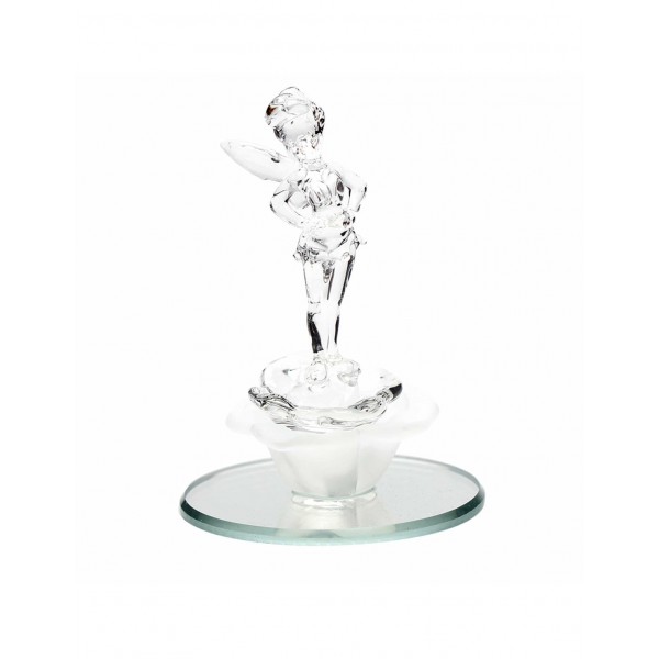 Tinker Bell figure on mirror, Arribas Glass Collection Tinker Bell figure on mirror, Arribas Glass Collection