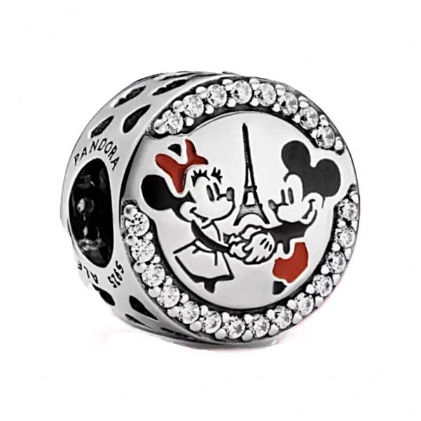 Mickey and Minnie Eiffel Tower Pandora Charm Exclusive Disneyland Paris Mickey and Minnie Eiffel Tower Pandora Charm Exclusive Disneyland Paris