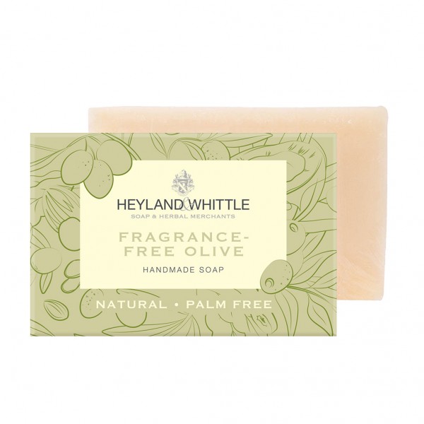 Fragrance-Free Olive Palm Free Soap Bar 120g - Heyland & Whittle Fragrance-Free Olive Palm Free Soap Bar 120g - Heyland & Whittle