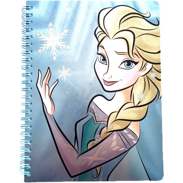 Disney Elsa journal notebook, Disneyland Paris Disney Elsa journal notebook, Disneyland Paris