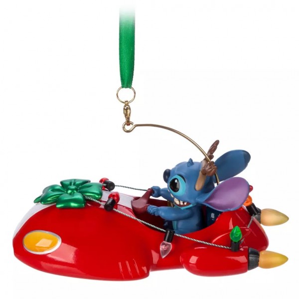 Disney Stitch Festive Christmas Hanging Dangler Ornament Disney Stitch Festive Christmas Hanging Dangler Ornament