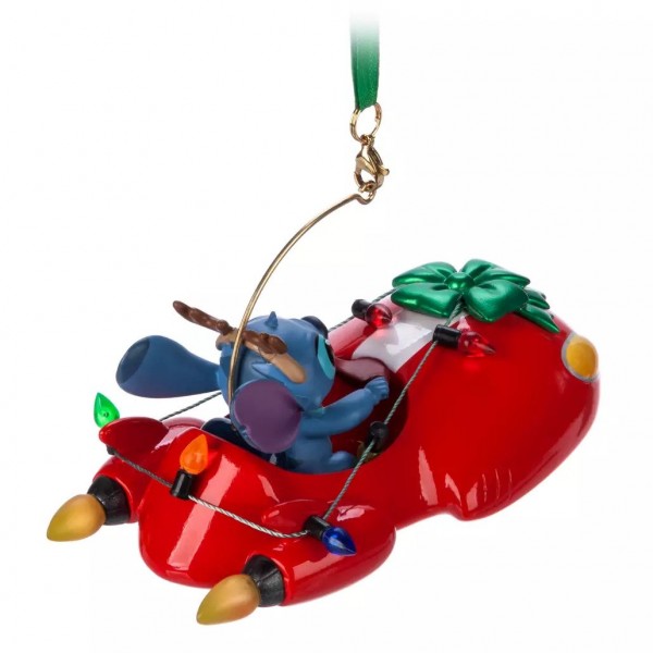 Disney Stitch Festive Christmas Hanging Dangler Ornament Disney Stitch Festive Christmas Hanging Dangler Ornament
