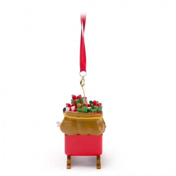 Disneyland Paris Mickey and Minnie Festive Sleigh Dangler Ornament Disneyland Paris Mickey and Minnie Festive Sleigh Dangler Ornament