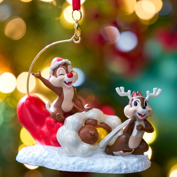 Chip and Dale Christmas Dangler Ornament, Disneyland Paris Chip and Dale Christmas Dangler Ornament, Disneyland Paris