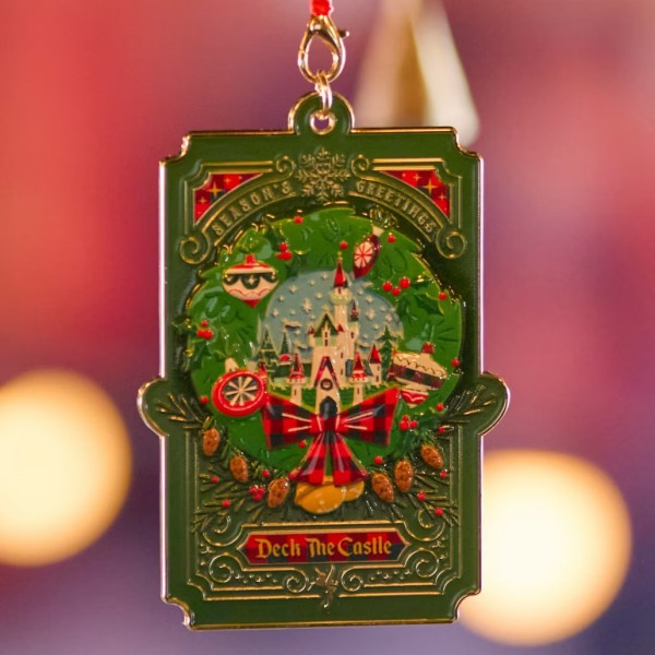 Disney Castle Christmas Metal Ornament Disney Castle Christmas Metal Ornament