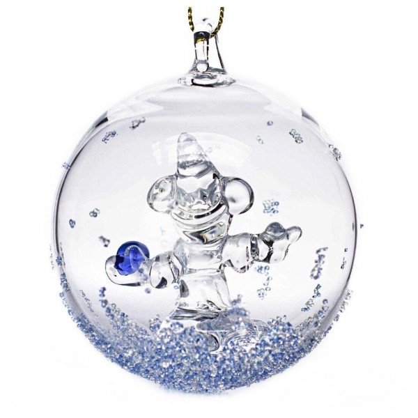 Mickey Fantasia Crystals Blue Christmas bauble, by Arribas, Disneyland Paris Mickey Fantasia Crystals Blue Christmas bauble, by Arribas, Disneyland Paris