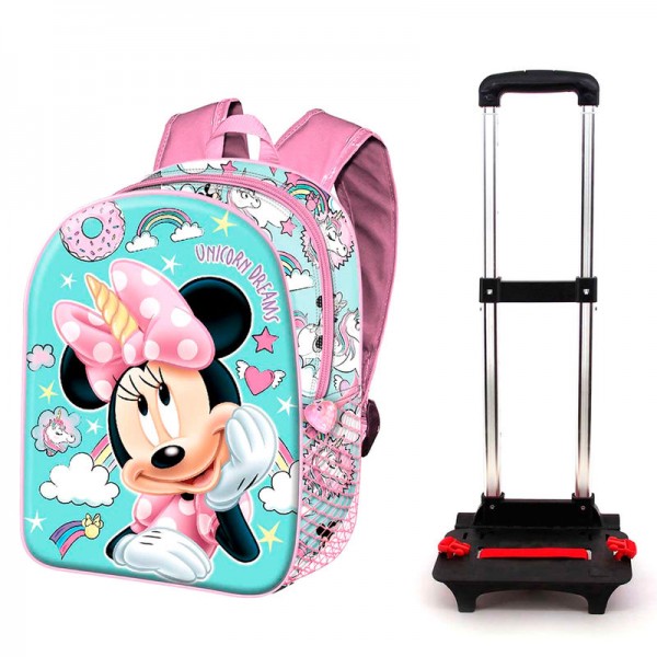 Disney Minnie Mouse Unicorn backpack and Trolley - Karactermania Disney Minnie Mouse Unicorn backpack and Trolley - Karactermania