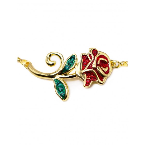 Beauty and the Beast Rose Bracelet, by Arribas Beauty and the Beast Rose Bracelet, by Arribas