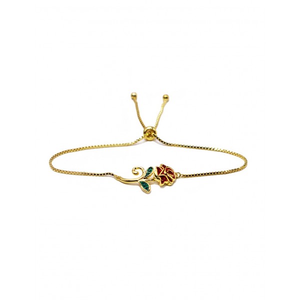 Beauty and the Beast Rose Bracelet, by Arribas Beauty and the Beast Rose Bracelet, by Arribas
