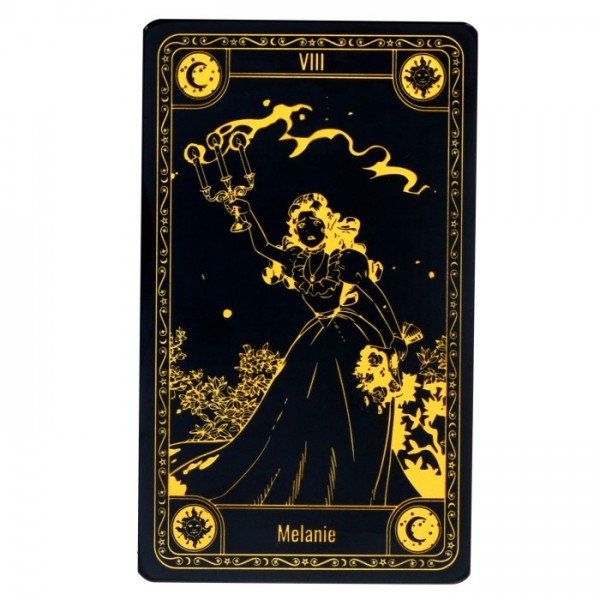 Madame Leota glass Tarot Game Card, by Arribas Disneyland Paris