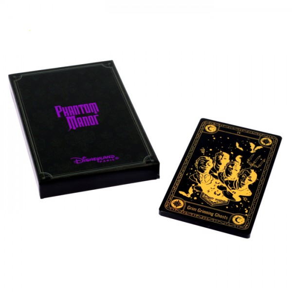 Grim Grinning Ghost of Phantom Manor glass Tarot Game Card, by Arribas Disneyland Paris Grim Grinning Ghost of Phantom Manor glass Tarot Game Card, by Arribas Disneyland Paris