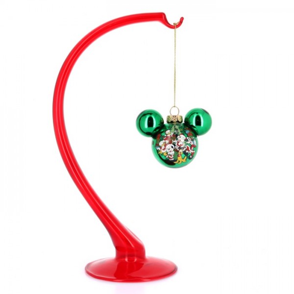 Mickey and Friends Christmas Icom Bauble Ornament, by Arribas Disneyland Paris Mickey and Friends Christmas Icom Bauble Ornament, by Arribas Disneyland Paris