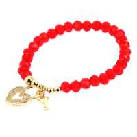 Key Heart Beaded Bracelet, by Arribas and Disneyland Paris