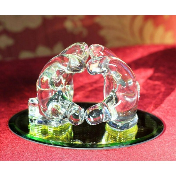 Mickey and Minnie Heart Hand Figure, by Arribas and Disneyland Paris Mickey and Minnie Heart Hand Figure, by Arribas and Disneyland Paris