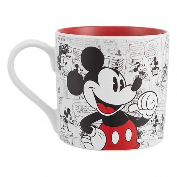 Mickey Mouse Comic-Style Print Mug with Letter P Mickey Mouse Comic-Style Print Mug with Letter P