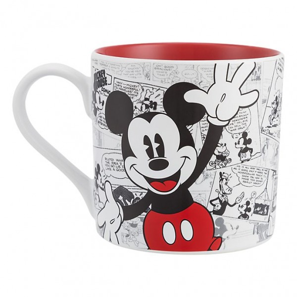 Mickey Mouse Comic-Style Print Mug with Letter X Mickey Mouse Comic-Style Print Mug with Letter X