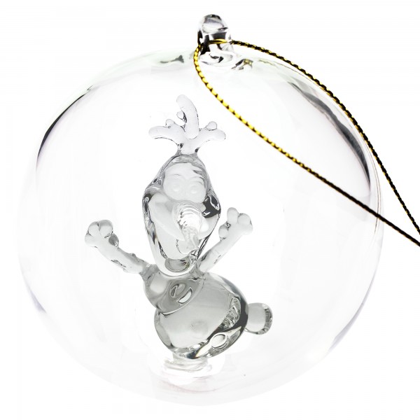 Disney Olaf Christmas bauble, Arribas Glass Collection Disney Olaf Christmas bauble, Arribas Glass Collection