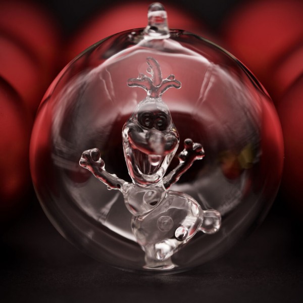 Disney Olaf Christmas bauble, Arribas Glass Collection Disney Olaf Christmas bauble, Arribas Glass Collection