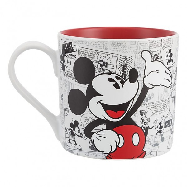 Mickey Mouse Comic-Style Print Mug with Letter Q Mickey Mouse Comic-Style Print Mug with Letter Q
