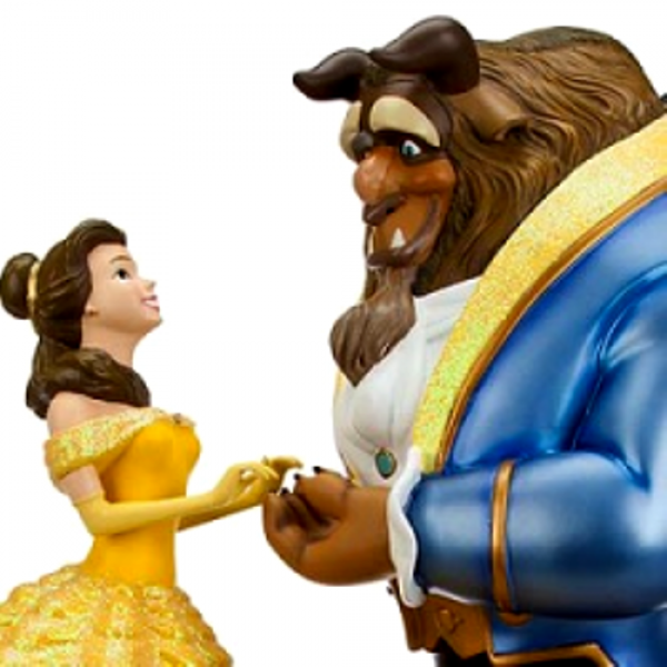Disney Beauty and the Beast Sculpted Figure, Disneyland Paris Original Disney Beauty and the Beast Sculpted Figure, Disneyland Paris Original